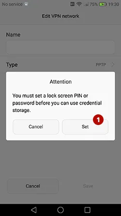 Set Pin code on Android 6