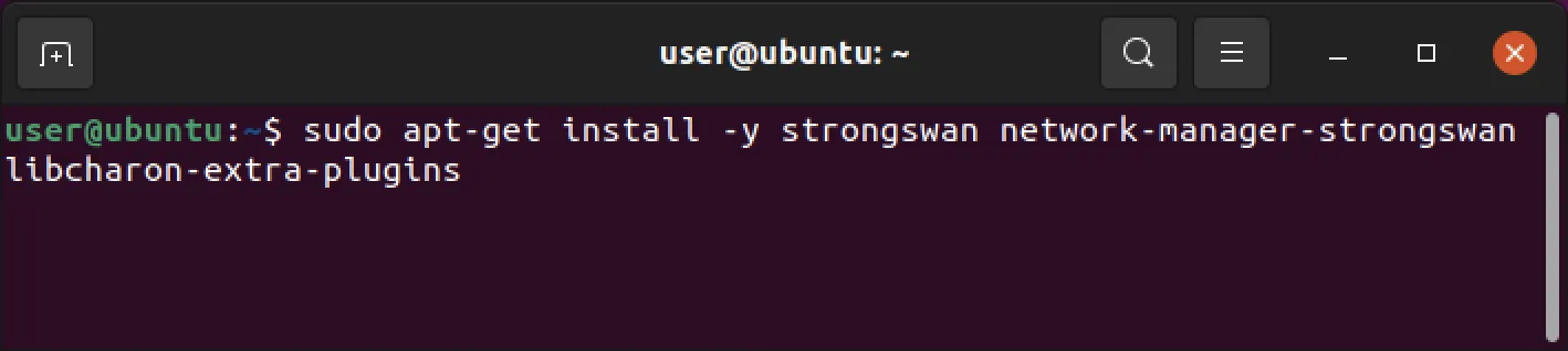 Installing IKEv2 VPN on Ubuntu 21
