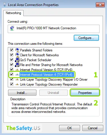 How to hide DNS - Properties of TCP/IPv4 protocol