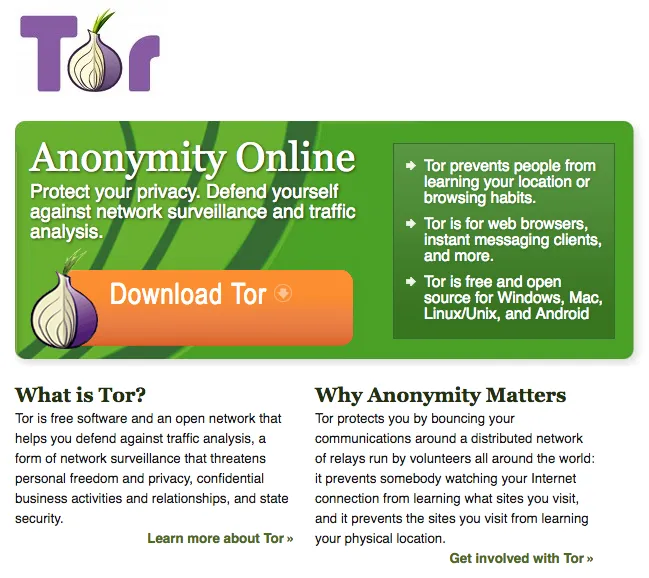 tor publishing website reorganization