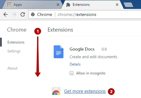 View extensions to disable WebRTC in Chrome