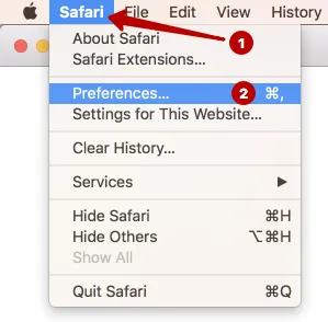 Preferences for disabling WebRTC in Safari on macOS