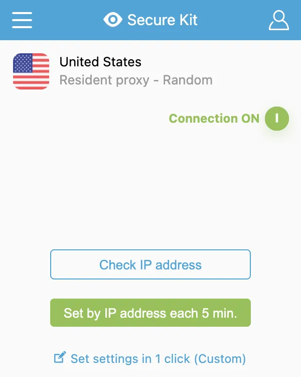 Connect to VPN and proxy subscriptions