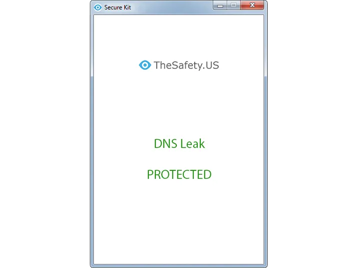 Secure Kit protects from DNS leak