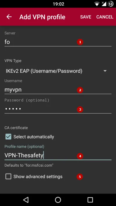 free ikev2 vpn username and password for android