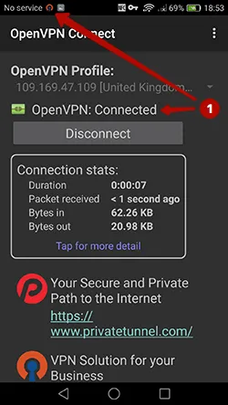 Successfully connected to OpenVPN server on Android 6 Marshmallow