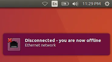 Disconnected in Ubuntu to fix DNS leak