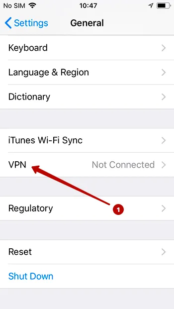 Installing IKEv2 VPN on iOS