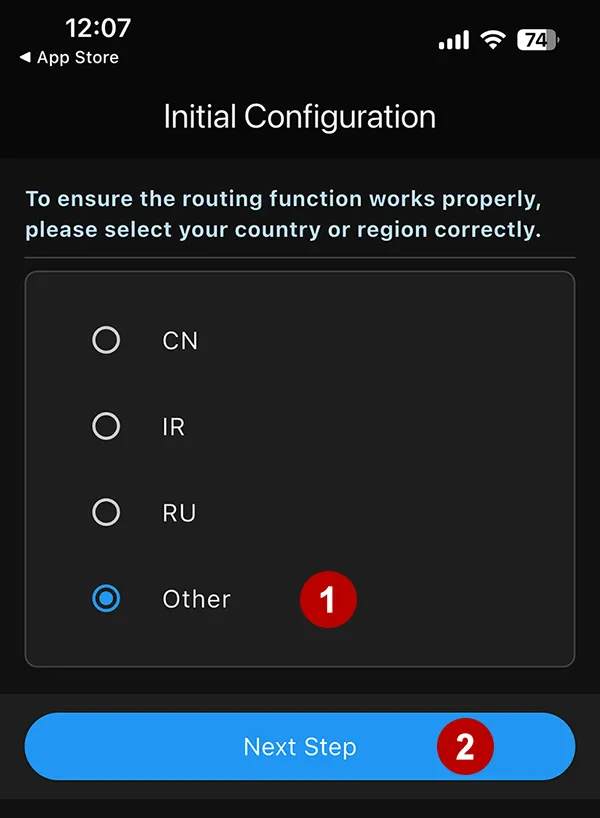 Add xVPN subscription to OneXray on iOS