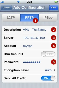 ipinator vpn username and password