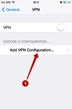 Add PPTP VPN on iPhone in iOS 9