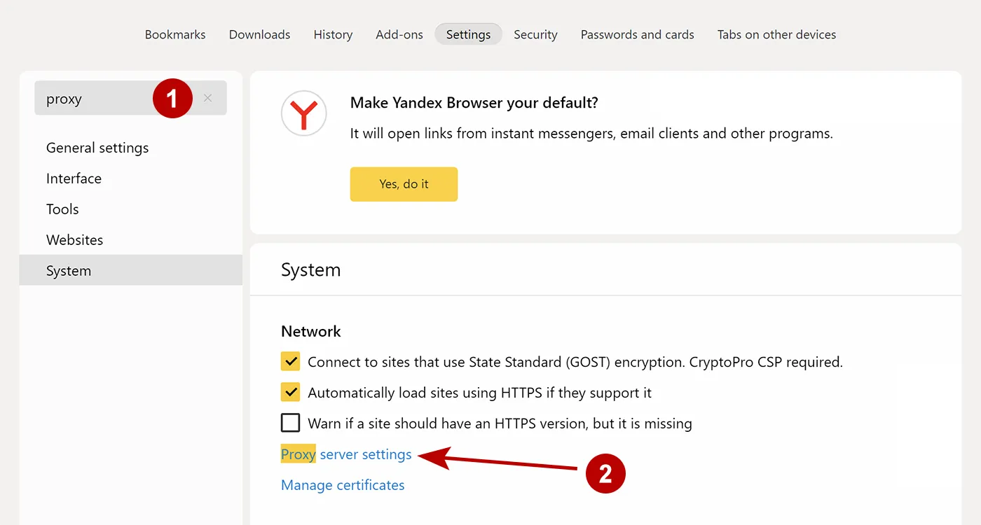 Www.yandex.com vpn