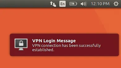 Successfully connected to PPTP VPN on Ubuntu