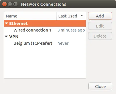 OpenVPN connection is established on Ubuntu