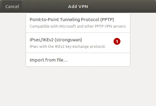 IKEv2 VPN на Ubuntu 17