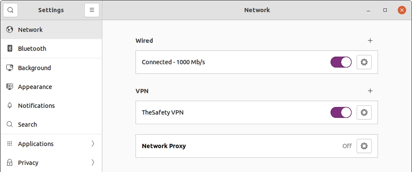 Successful connection to IKEv2 VPN on Ubuntu 21