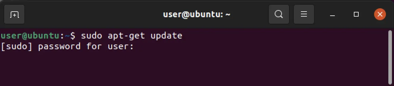Update app on the Ubuntu 21