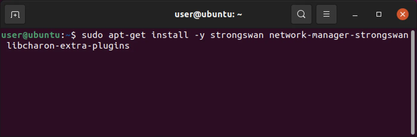 Установка IKEv2 VPN на Ubuntu 21