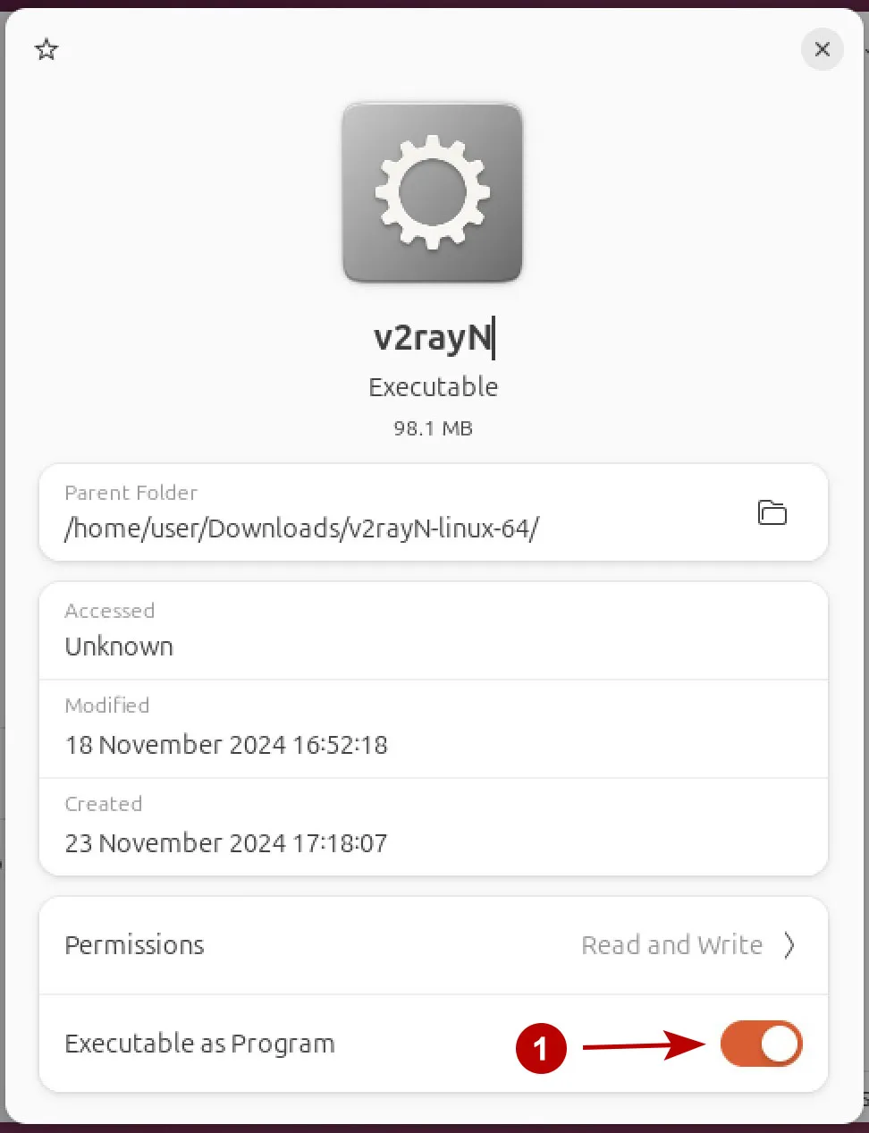 Allow v2rayN to run on Ubuntu 24