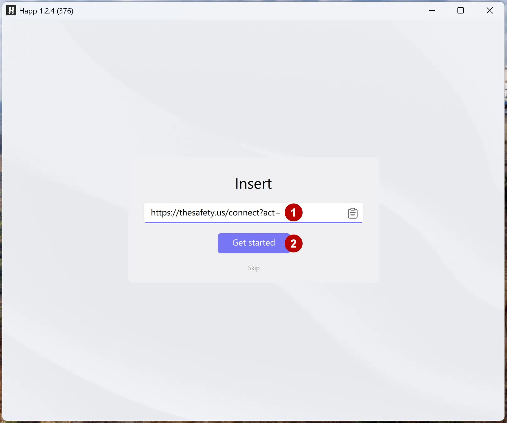 Добавление новой xVPN подписки в Happ на Windows