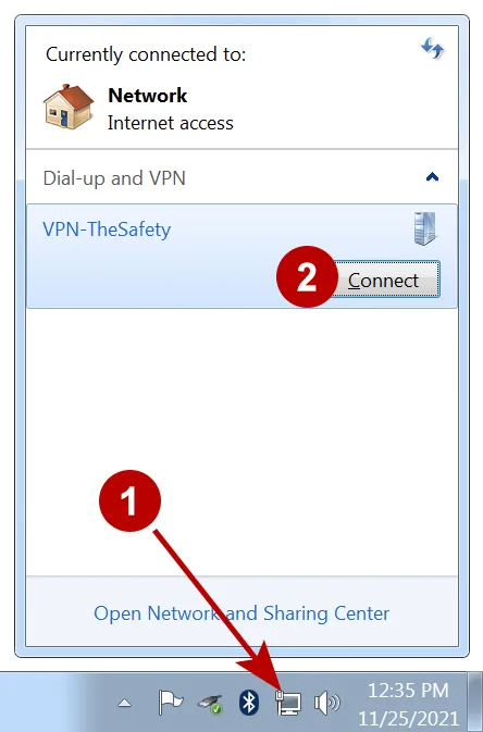 Connection to IKEv2 VPN server on Windows 7