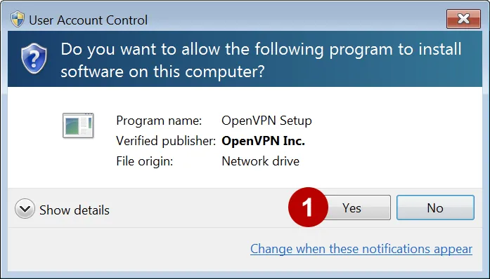 Window Setup OpenVPN on Windows 7