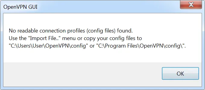 Folder for OpenVPN files