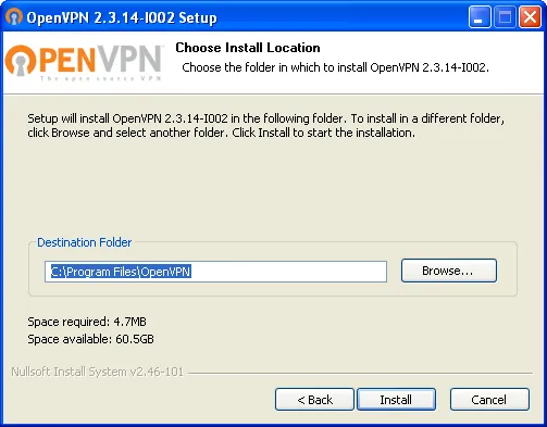 Настройка openvpn windows server 2003